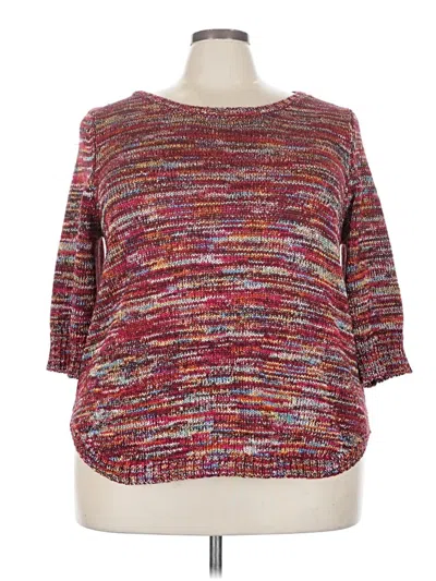 Pre-owned Studio Works Pullover Sweater In Burgundy