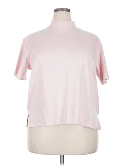 Pre-owned Studio Works Short Sleeve Turtleneck In Pink
