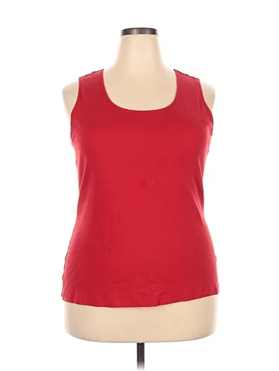 Pre-owned Studio Works Tank Top Red Halter Neckline Tops