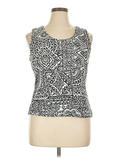 Pre-owned Studio Works Tank Top Silver Halter Neckline Tops