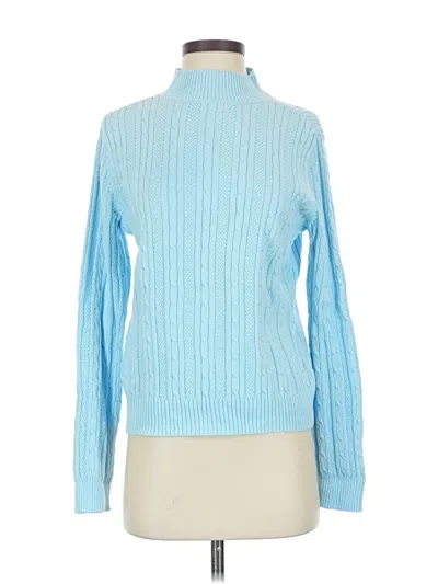 Pre-owned Studio Works Turtleneck Sweater In Blue