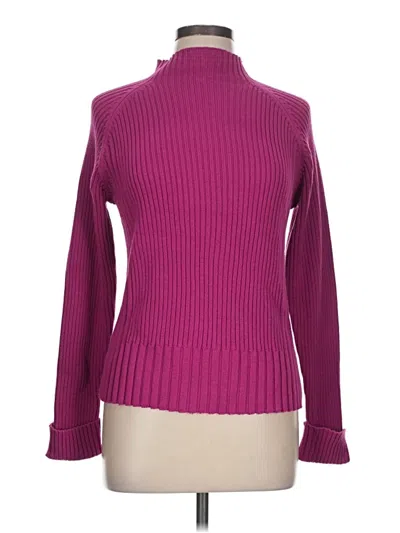 Pre-owned Studio Works Turtleneck Sweater In Purple