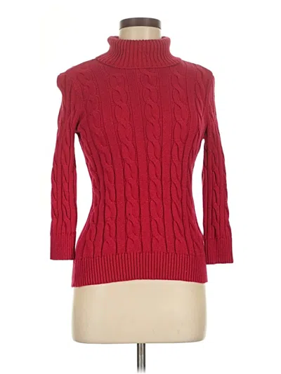 Pre-owned Studio Works Turtleneck Sweater In Red