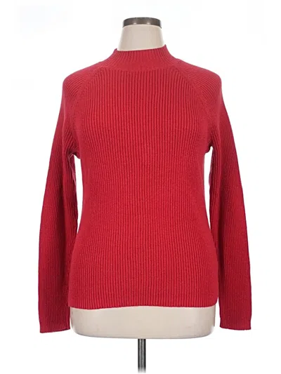 Pre-owned Studio Works Turtleneck Sweater In Red