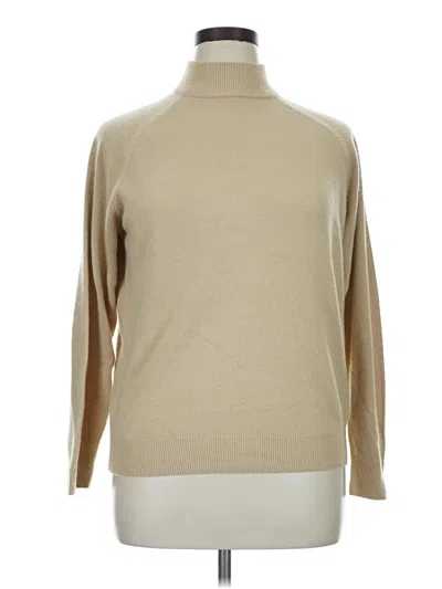 Pre-owned Studio Works Turtleneck Sweater In Tan