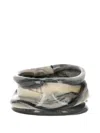 Studio X Medium Iris Marbled Vase (7cm X 15cm) In Neutral