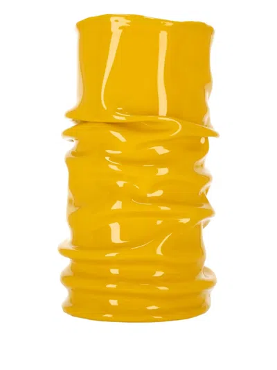 Studio X Medium Venere Vase (25cm X 37cm) In Yellow