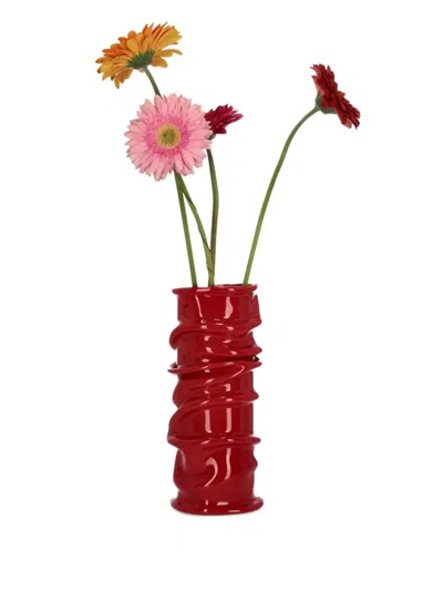 Studio X Small Venus Sculpted Vase In Red
