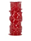 Studio X Venus Sculpted Vase In Red