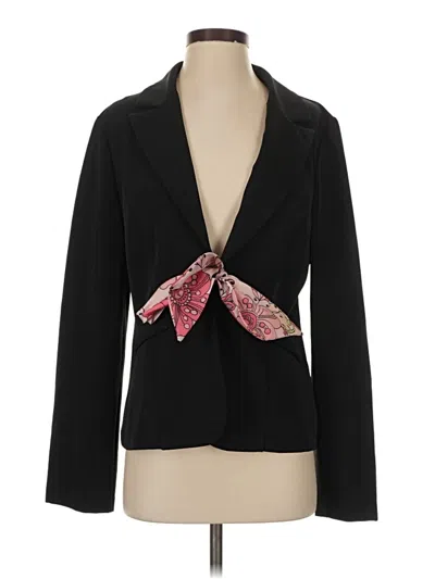 Pre-owned Studio Y Blazer Jacket In Black