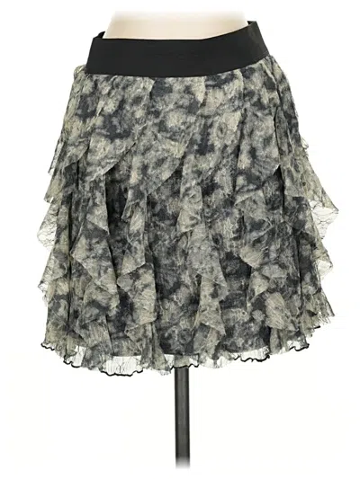 Pre-owned Studio Y Casual Skirt In Gray