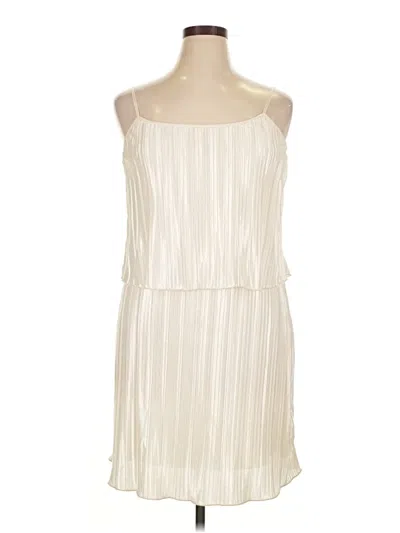 Pre-owned Studio Y Cocktail Dress In White