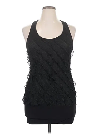 Pre-owned Studio Y Sleeveless Blouse In Black