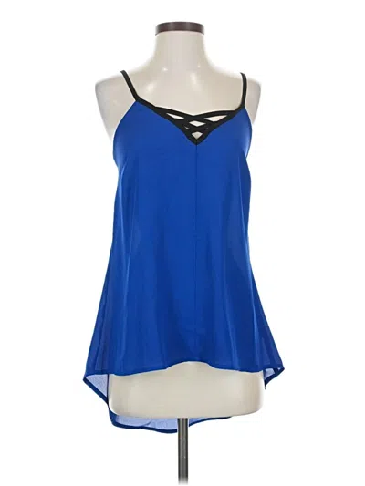 Pre-owned Studio Y Sleeveless Blouse In Blue