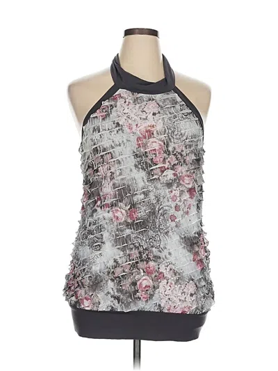 Pre-owned Studio Y Sleeveless Blouse In Gray