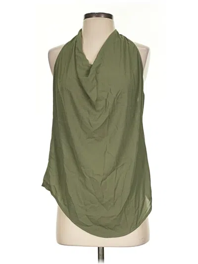 Pre-owned Studio Y Sleeveless Blouse In Green