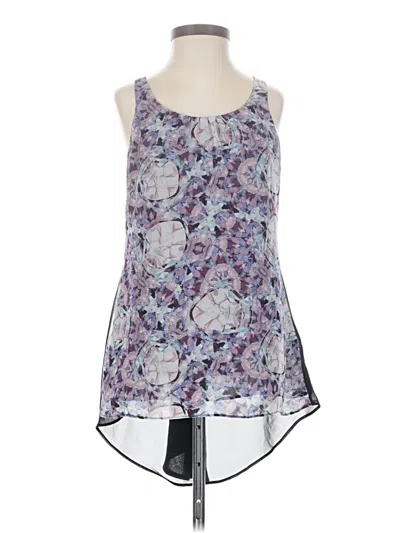 Pre-owned Studio Y Sleeveless Blouse In Purple