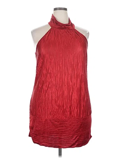 Pre-owned Studio Y Sleeveless Blouse In Red