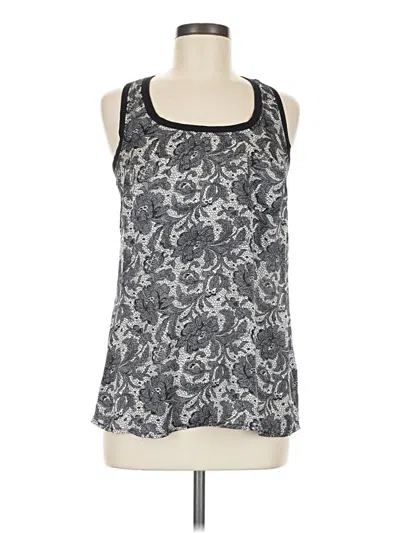 Pre-owned Studio Y Sleeveless Top Gray Scoop Neck Tops