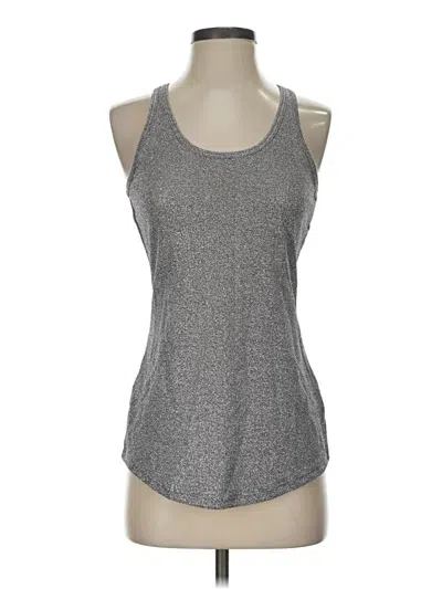 Pre-owned Studio Y Tank Top Silver Halter Neckline Tops