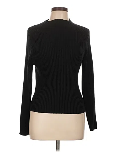 Pre-owned Studio Y Turtleneck Sweater In Black