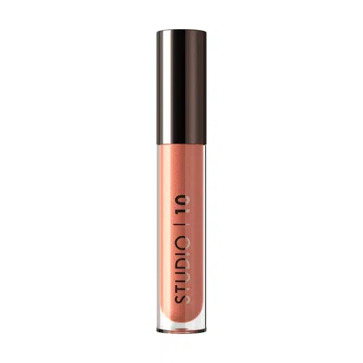 Studio10 Yellow / Orange / Rose Gold Lip Perfecting Balm Gloss In White