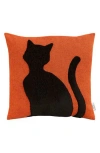 Studiochic Black Cat Accent Pillow In Multi