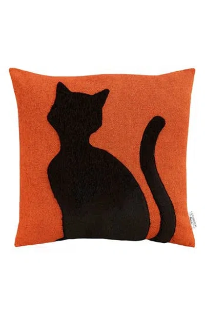 Studiochic Black Cat Accent Pillow In Multi