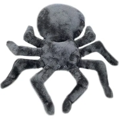 Studiochic Furry Spider Accent Pillow In Gray