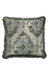 Studiochic Toscana Jacquard Square Accent Pillow In Gray