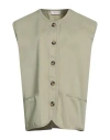 Studio.clique Studio. Clique Woman Vest Sage Green Size Onesize Cotton In Green