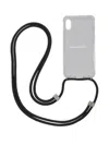 Studionooks The Traveler Clear-case Phone Neck-strap Case In Gray