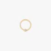 Studs 8mm 14k Bezel Clicker In Gold/clear