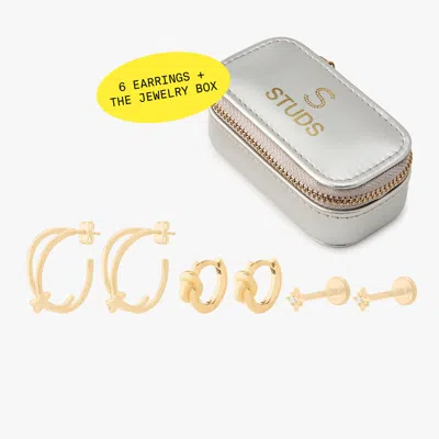 Studs Best Sellers Gift Set In Gold