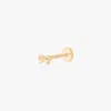 Studs Bow Flatback Stud In Gold