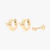 Studs Bow Starter Set In Gold