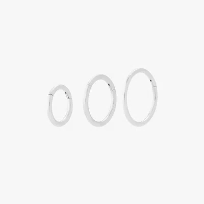 Studs Clicker Set In Silver
