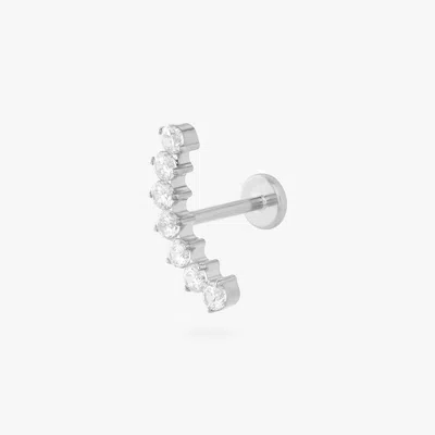 Studs Curved Cz Bar Flatback Stud