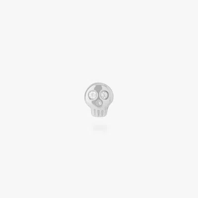 Studs Cz Skull Stud In Metallic