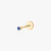 Studs Micro Cz Flatback Stud In Blue