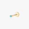Studs Micro Cz Flatback Stud In Gold