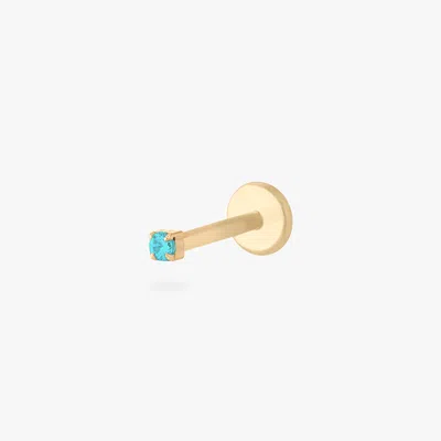 Studs Micro Cz Flatback Stud In Gold