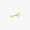 Studs Micro Cz Flatback Stud In Gold