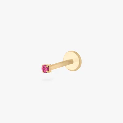 Studs Micro Cz Flatback Stud In Gold