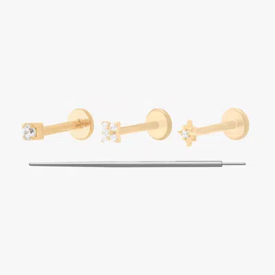 Studs Micro Flatback Set In Gold