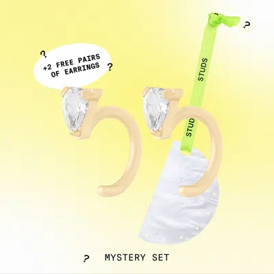 Studs Micro Huggies Mystery Set In Brown