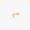 Studs Moon Flatback Stud In Gold