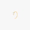 STUDS OPEN CZ HUGGIE 8MM