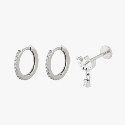 Studs Pave Set In Multi
