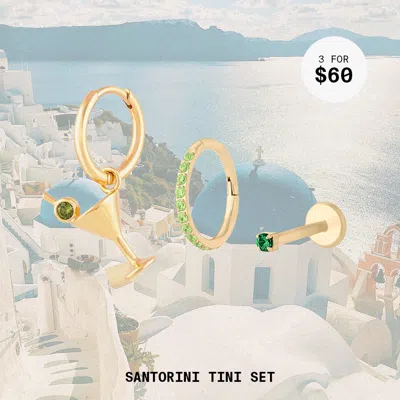 Studs Santorini Tini Set In Gold